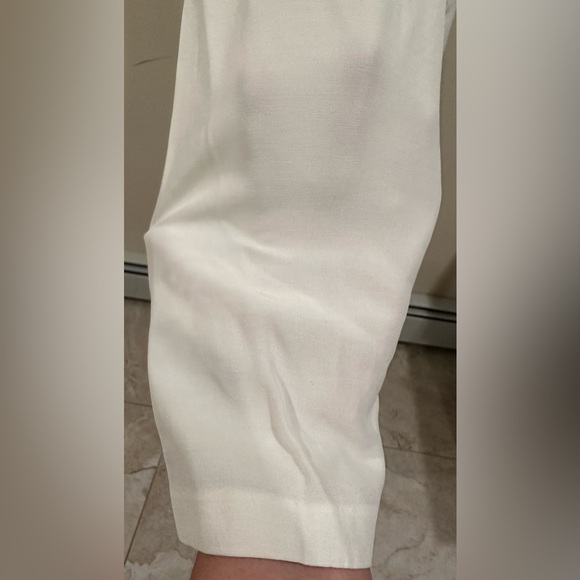 Willow Ridge Vintage Cream Button Down Pointed Hem Gold Buttons Blouse Sz 10 - Picture 10 of 16